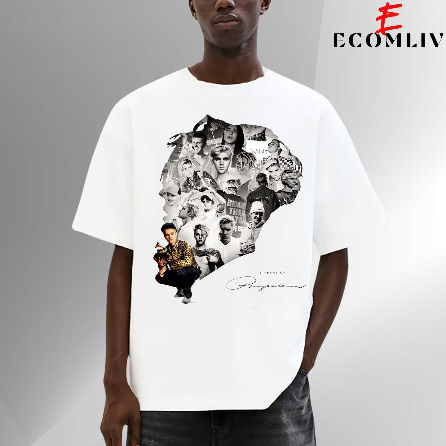 Bieber Graphic Tee, Streetwear Music Shirt, Unisex T-Shirt